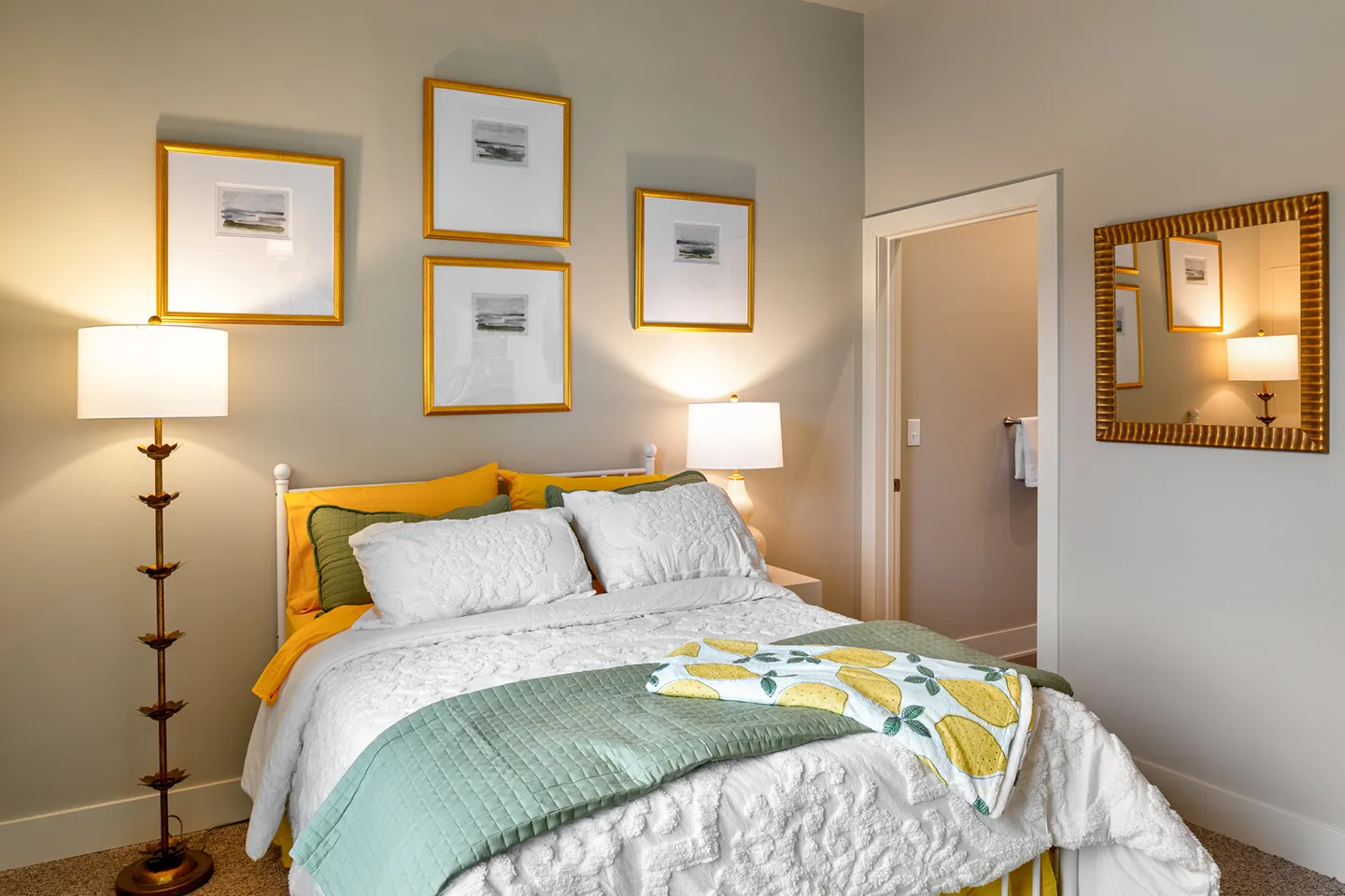 bedroom at lansing senior living facility