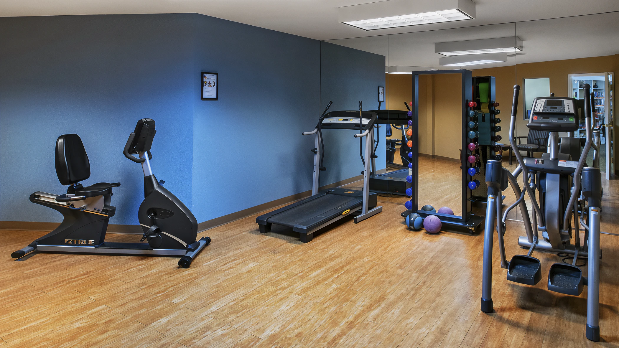 Exercise room at American House Milford, a senior citizen's community in Milford, MI