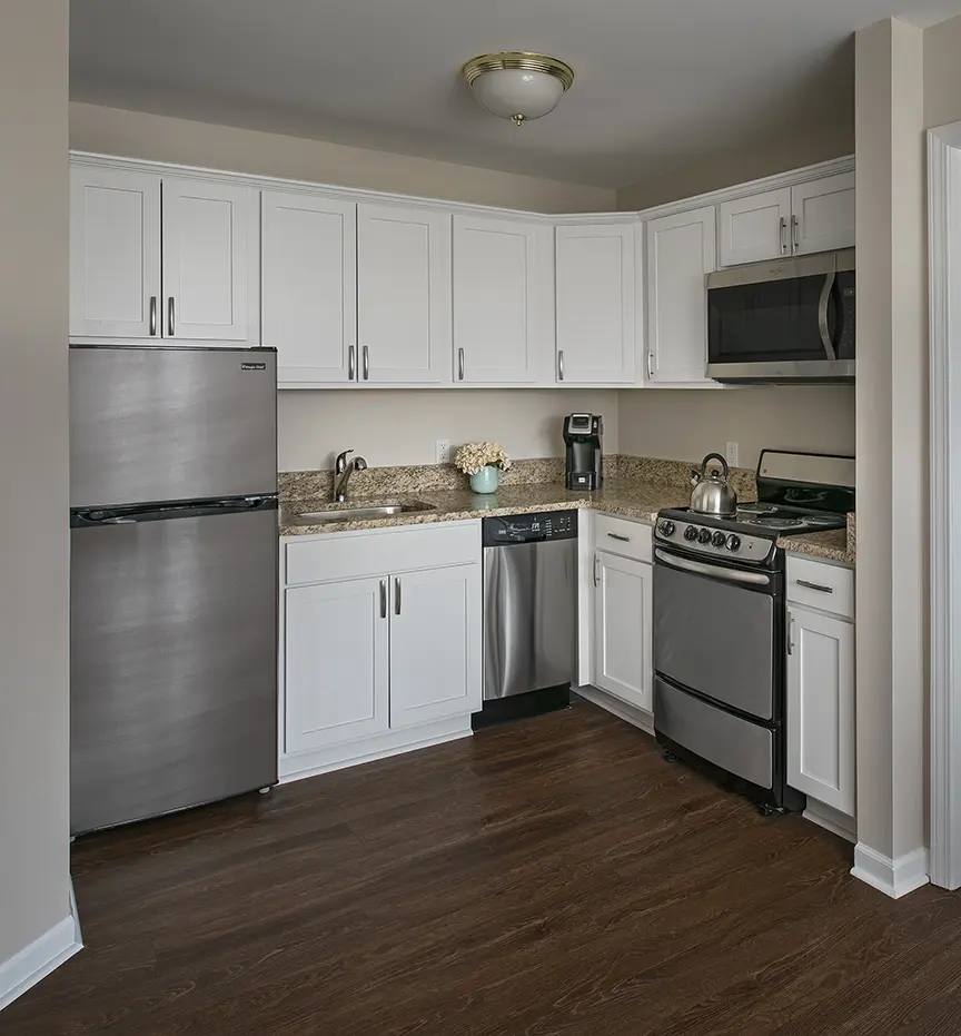 Model Kitchen at American House Village Senior Living Community in Rochester Hills, MI