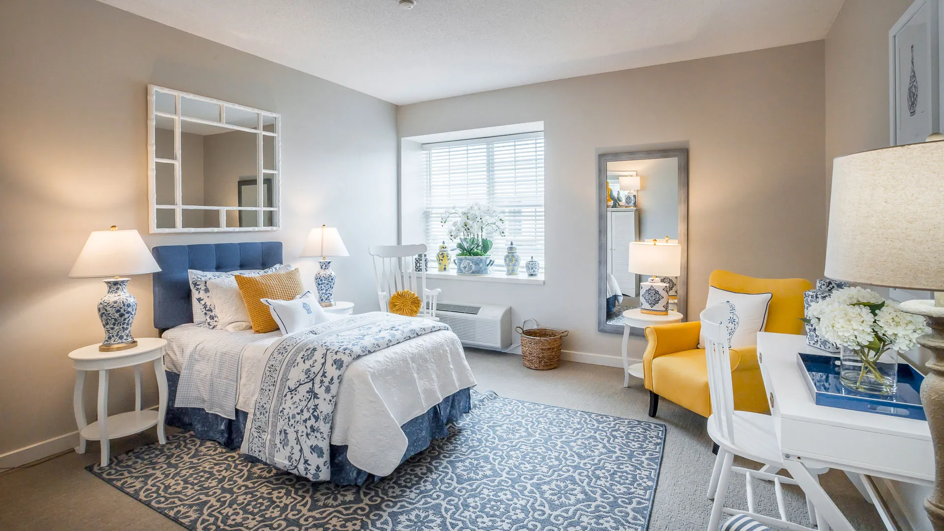 American House Bristol assisted living and memory care model bedroom