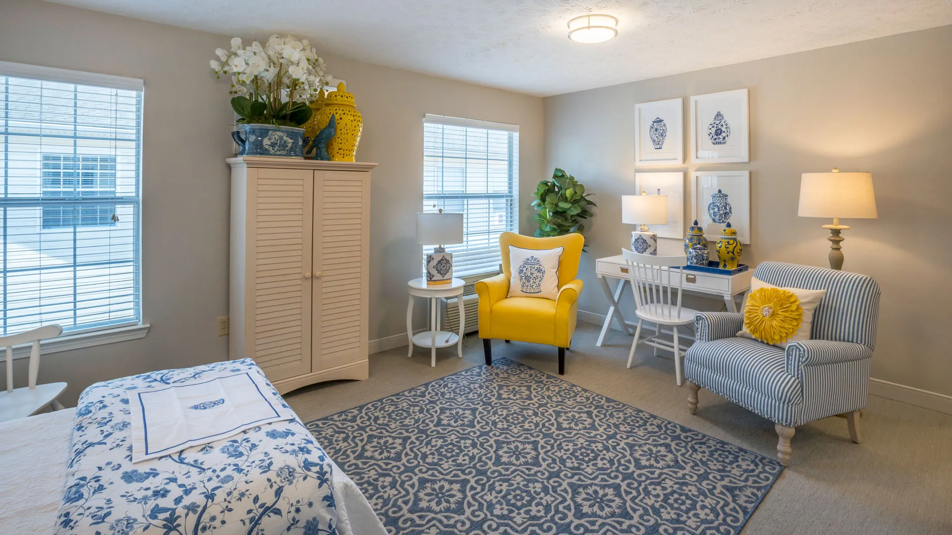 American House in Chattanooga assisted living and memory care facility bedroom