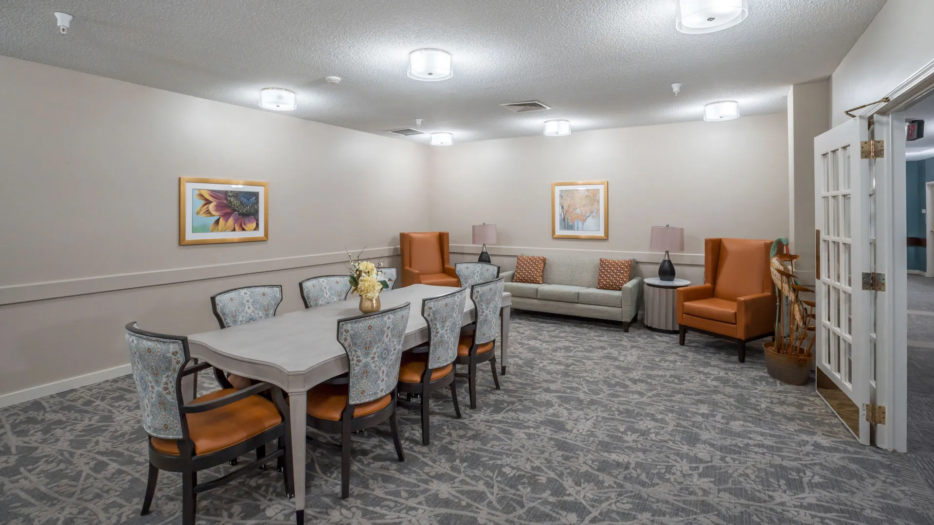 Conference room at American House Johnson City Assisted Living Facility