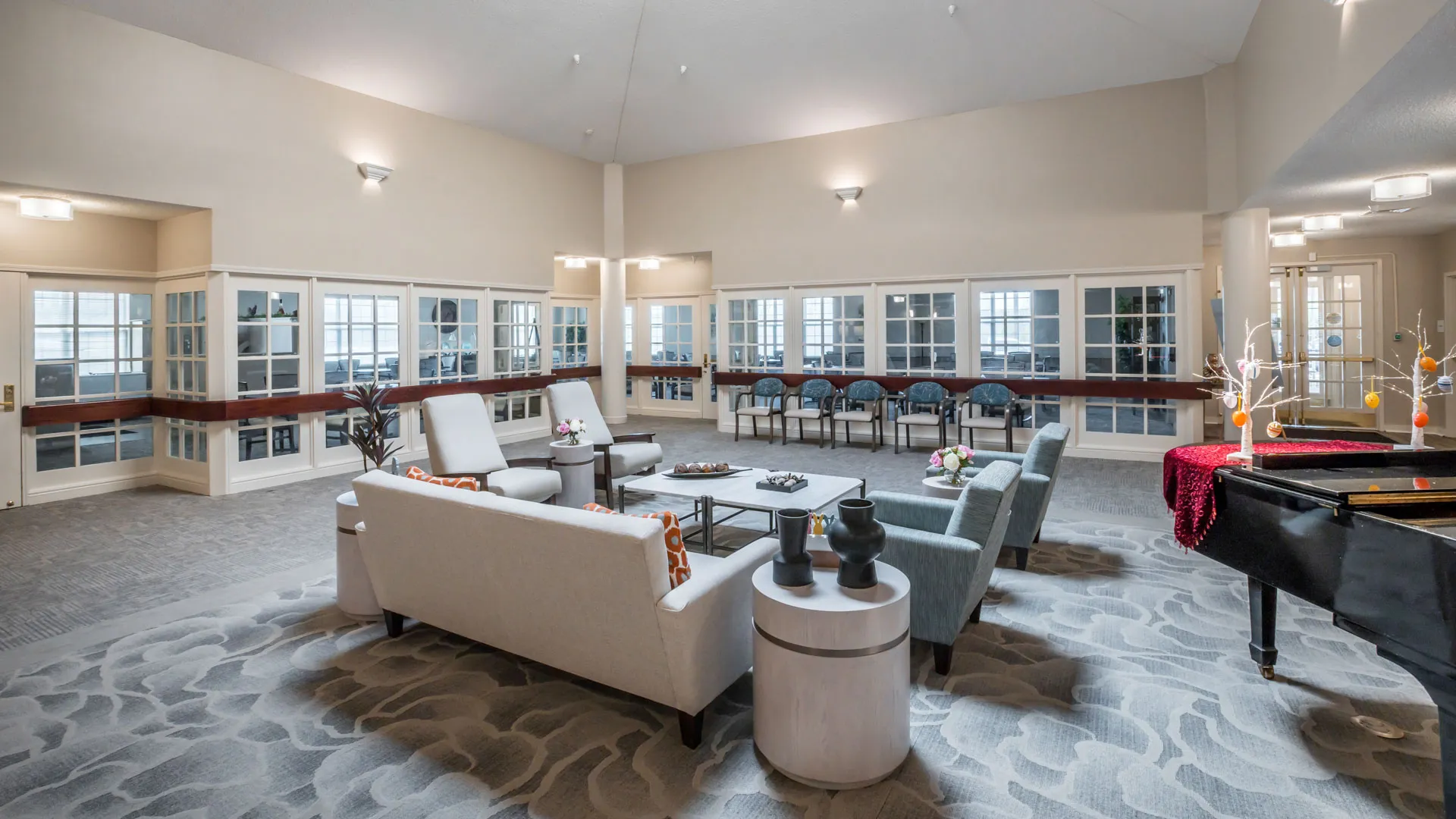 Lobby at American House Johnson City assisted living and memory care facility