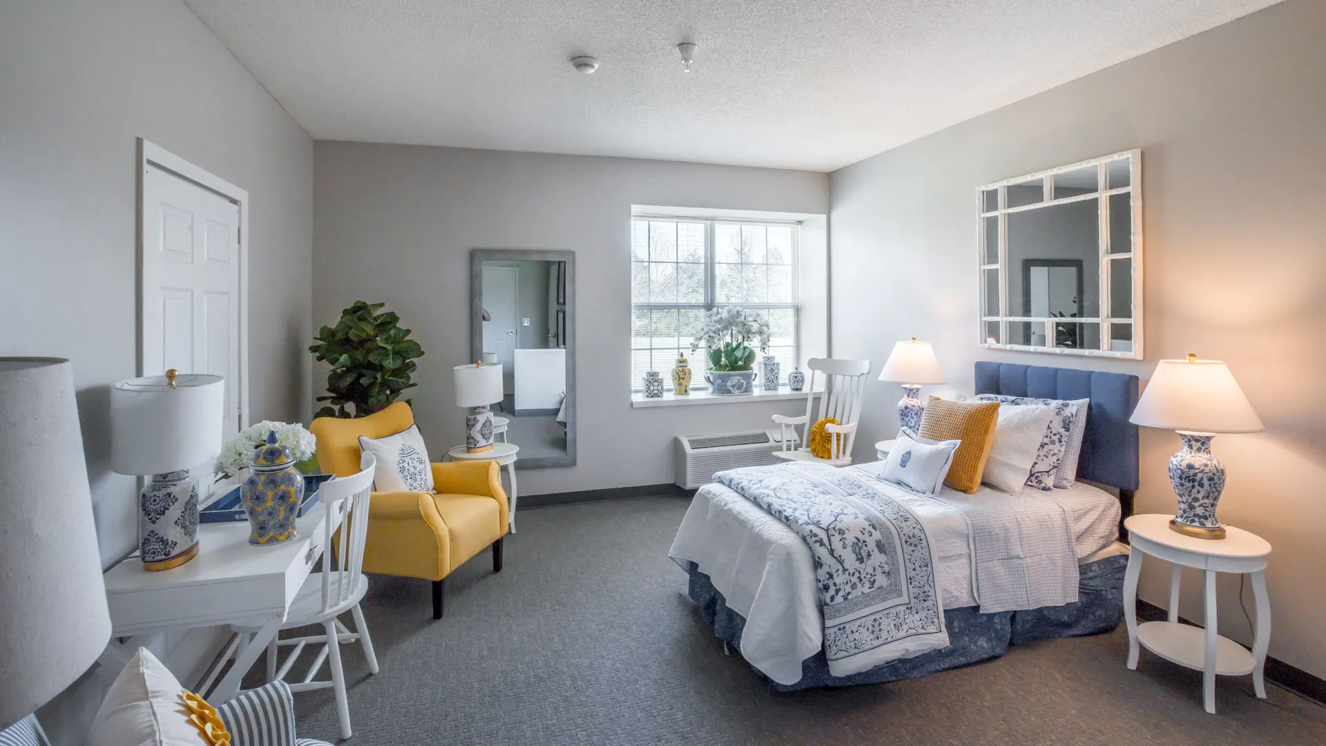 Bedroom at American House Johnson City Assisted Living Facility