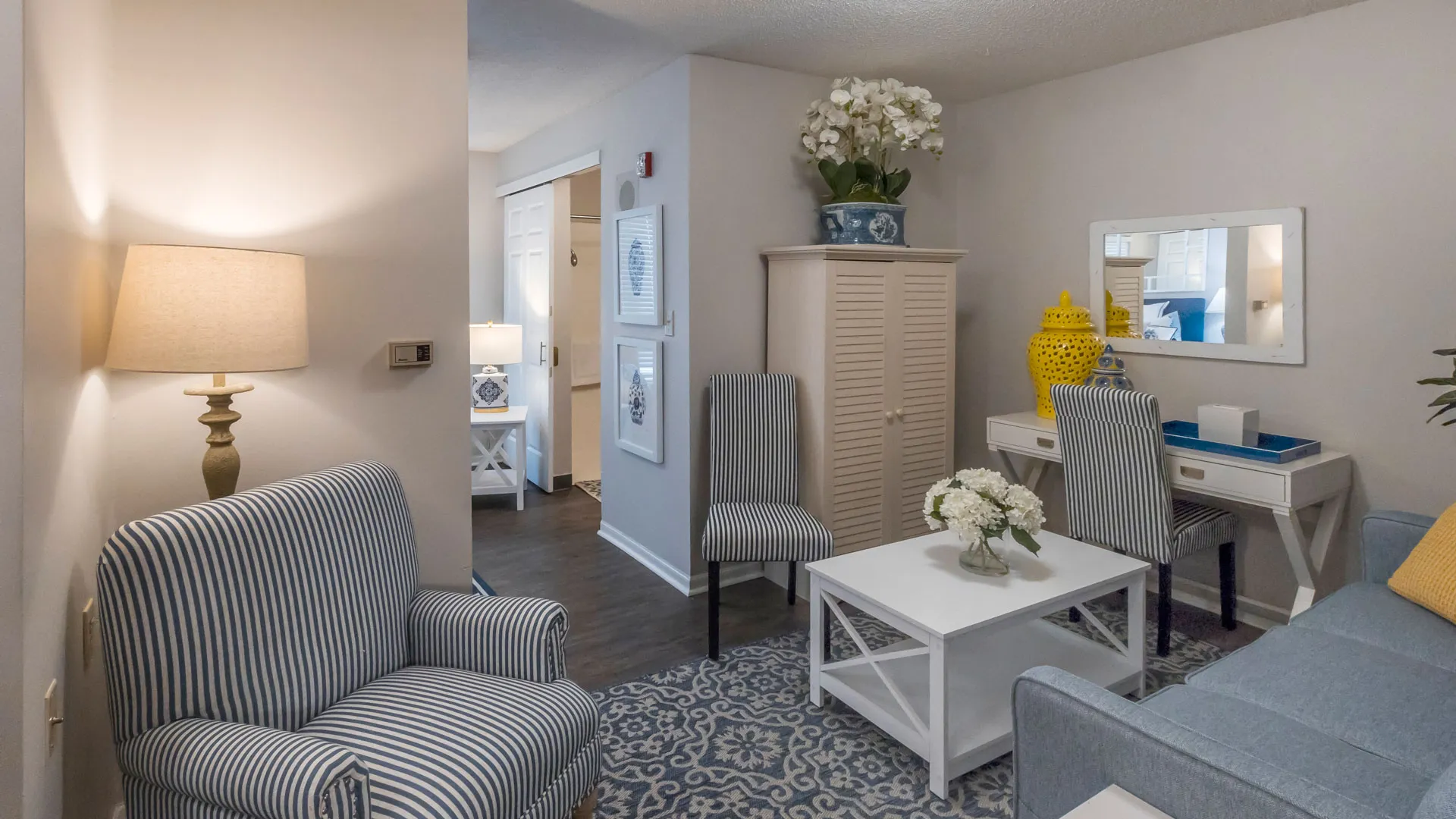 Model room at American House Lebanon assisted living and memory care facility