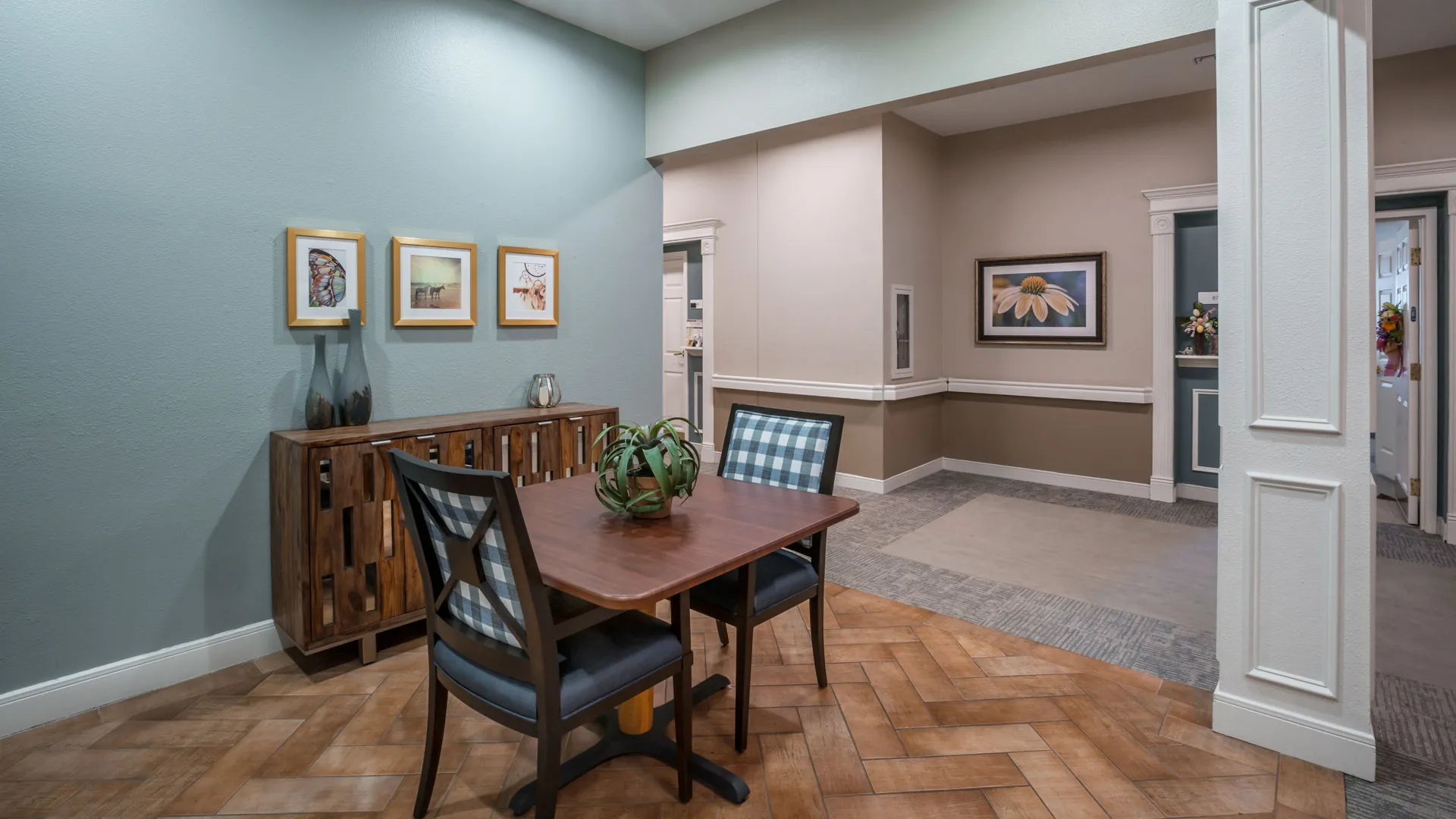 Bridge Table at American House Shallowford, an Assisted Living and Memory Care Facility
