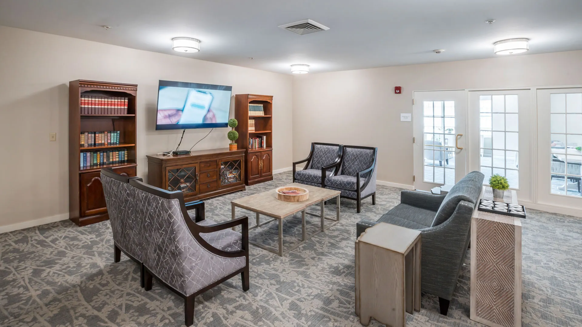 Common Living Room at American House West Knoxville Assisted Living Facility