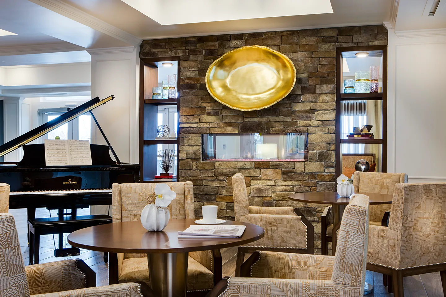 Lounge at American House Burlington Creek Assisted Living and Memory Care
