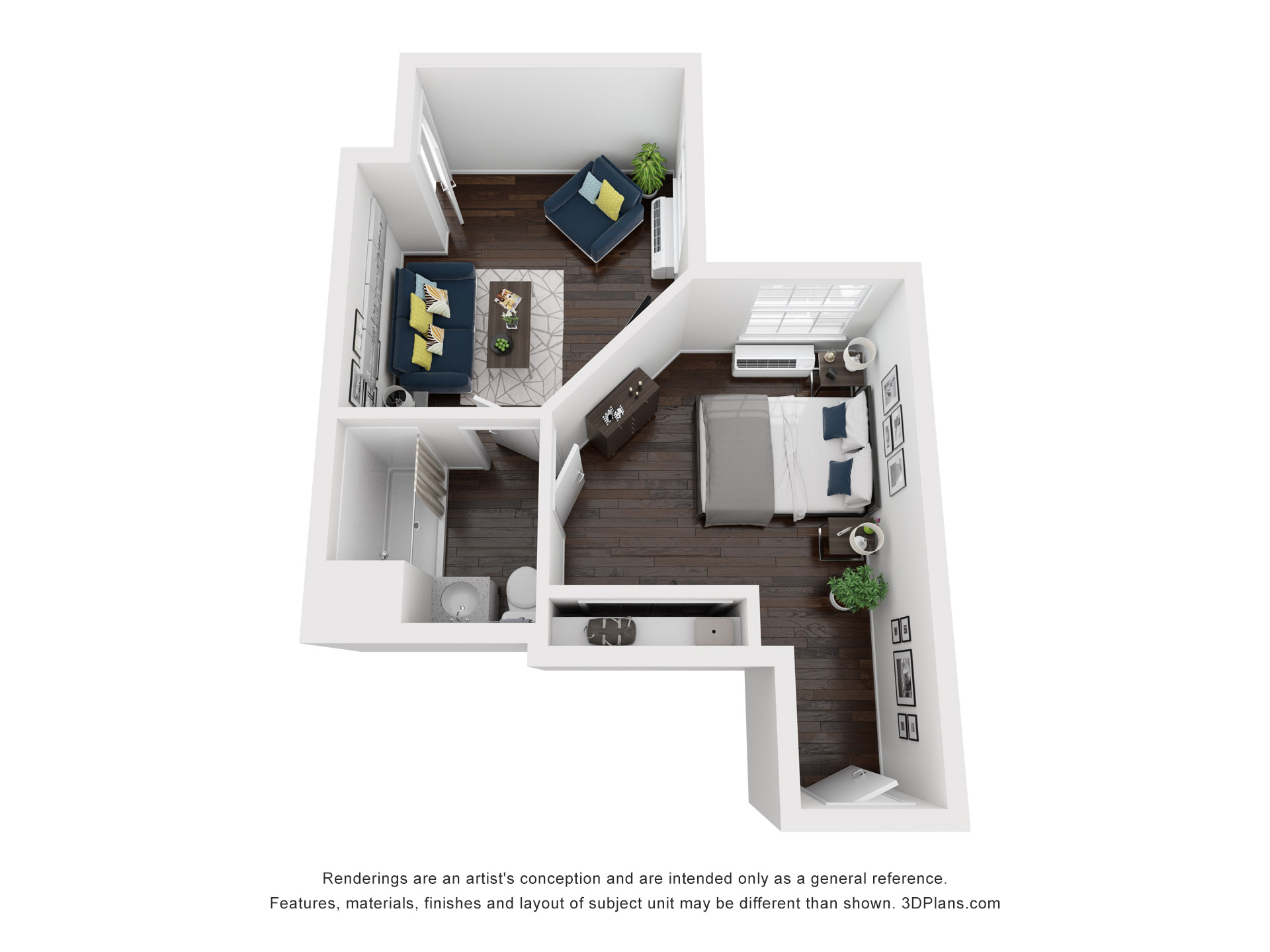Assisted Living Memory Care 1BR Floor Plan in Murfreesboro, TN