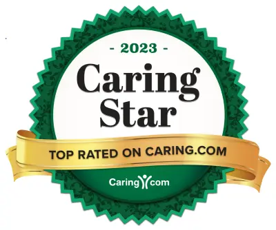 Caring.com Best Senior Living Community 2023 Badge