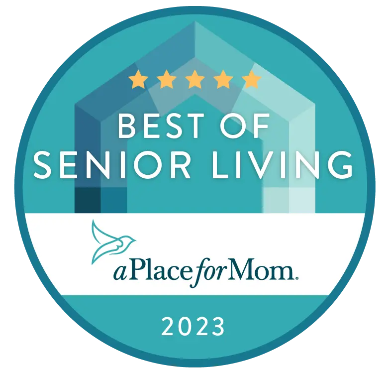 A Place for Mom Best Senior Living Community 2023 Badge