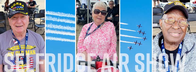 Team Selfridge treats American House veterans to practice day for the air show | Macomb Daily
