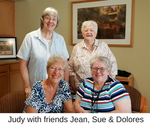 Four older women