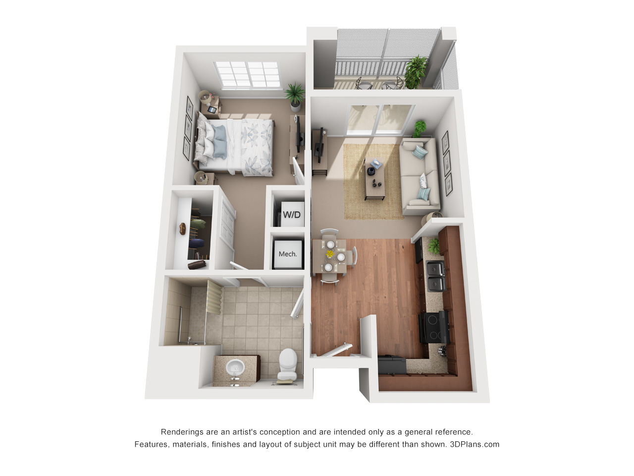 One bedroom independent living space in Niceville, FL