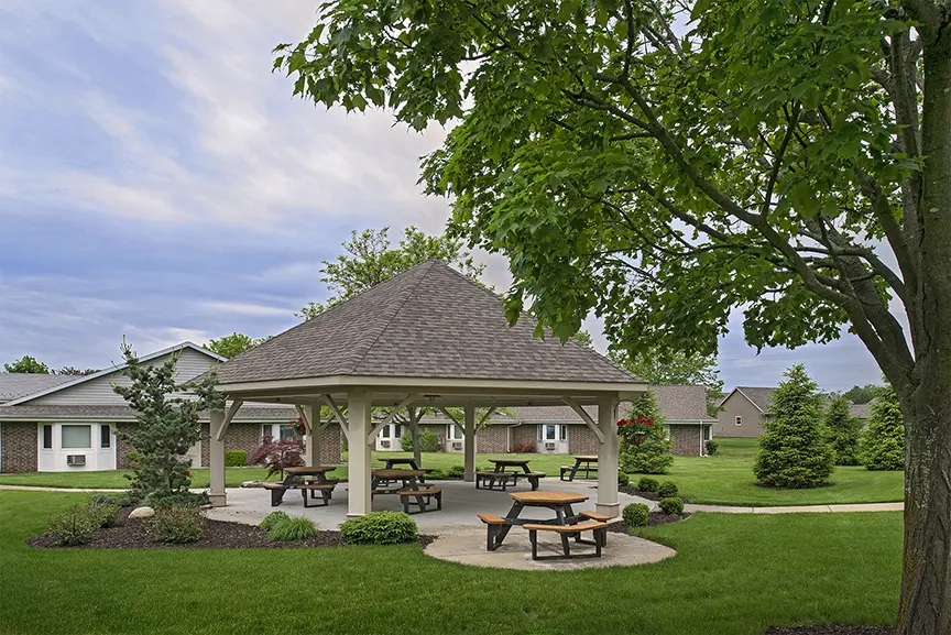 Gazebo at American House Holland Senior Living