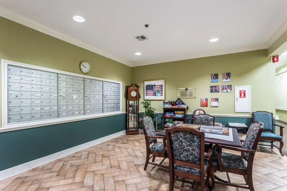 Activity room at American House Bartlett, a senior living community in Bartlett, Tennessee