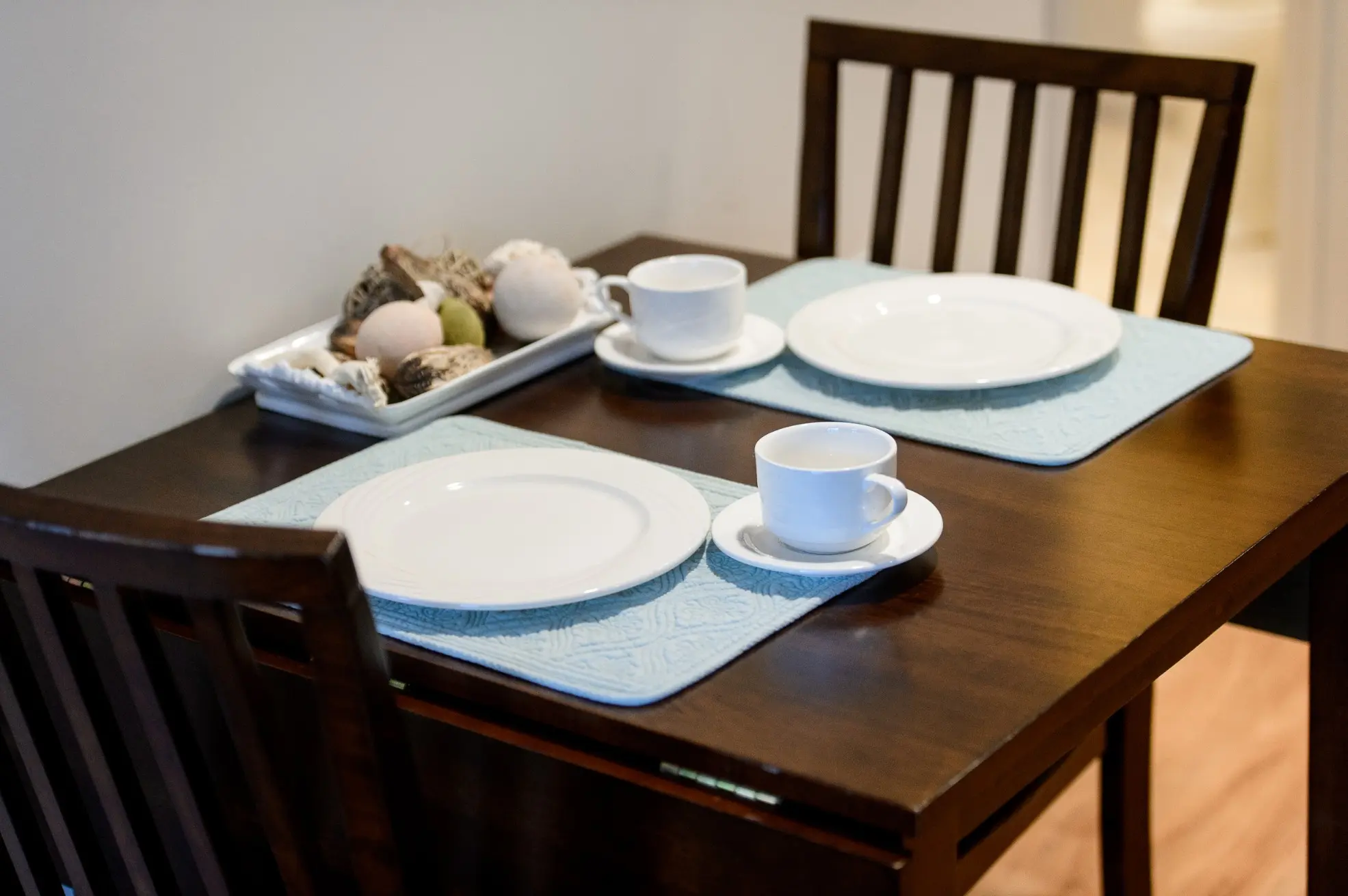 Dining area of a senior apartment at a senior living community in Niceville, FL