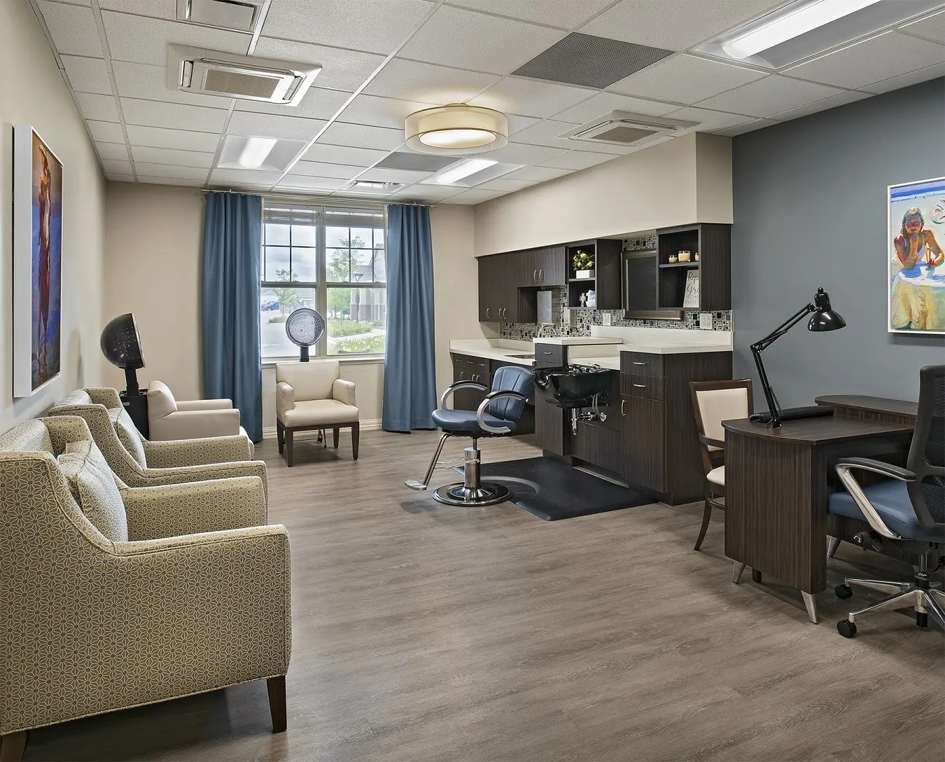 Salon at American House Freedom Place Roseville, a memory care community in Roseville, Michigan