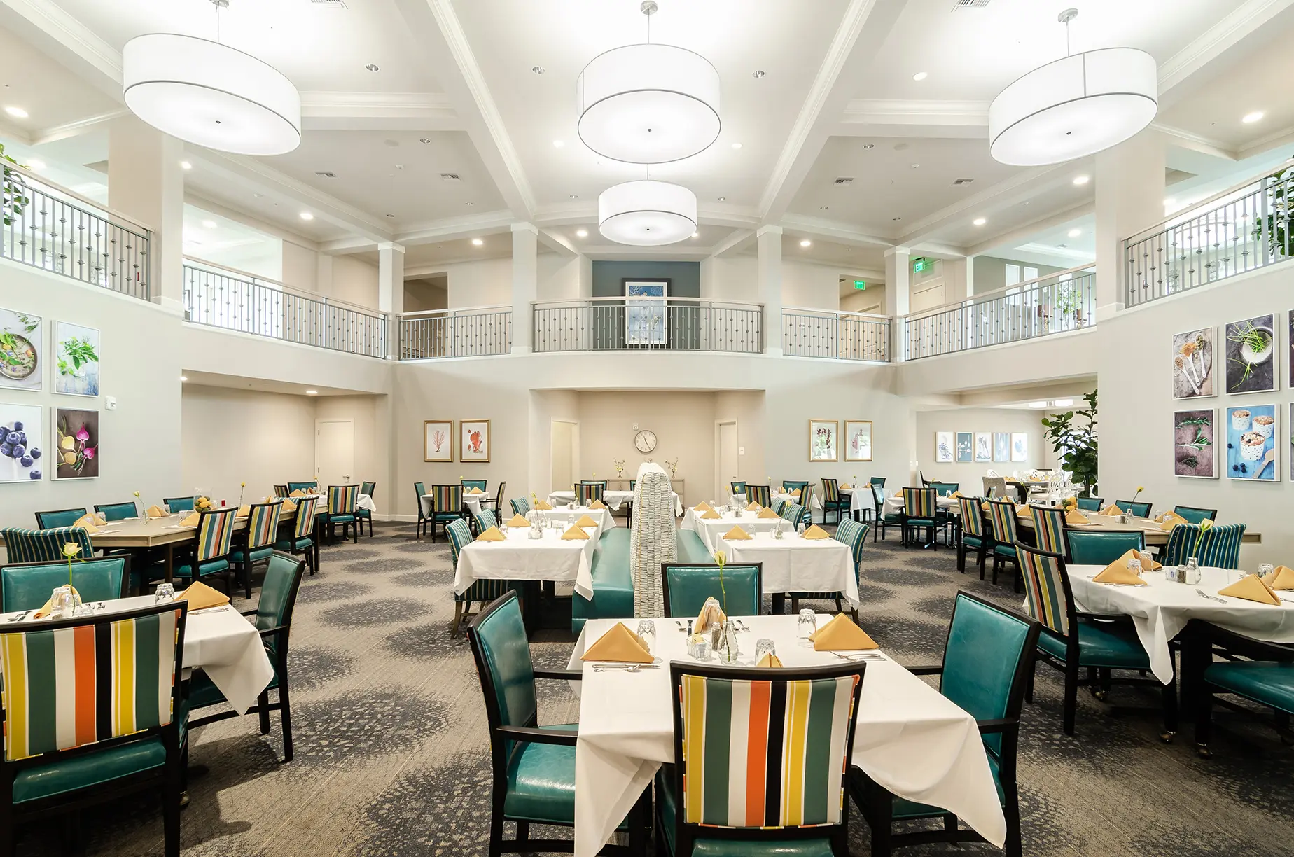 Dining room at American House Fort Myers Retirement Home