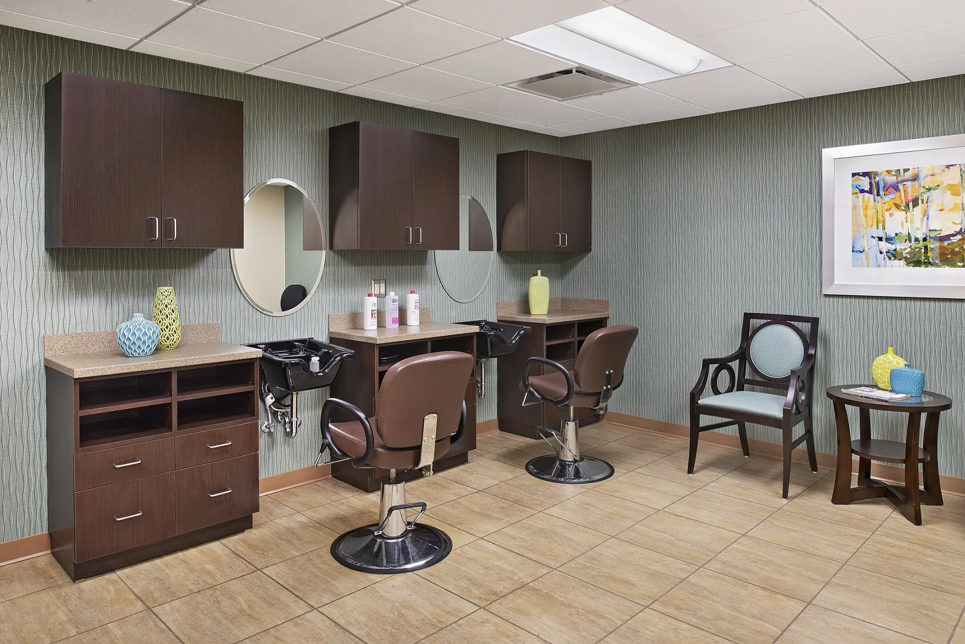 Salon at American House Cottage Grosse Pointe Retirement Community