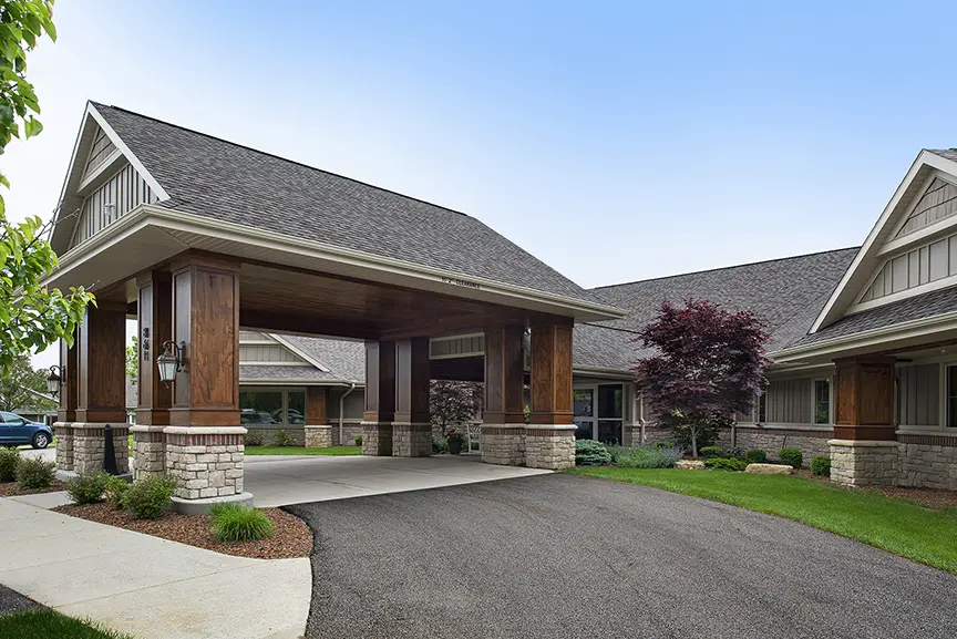 Outdoor Entrance American House Jenison