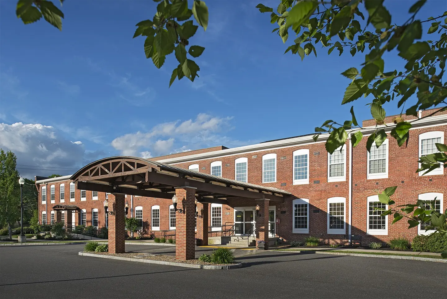 Entrance view of American House Keene Assisted Living