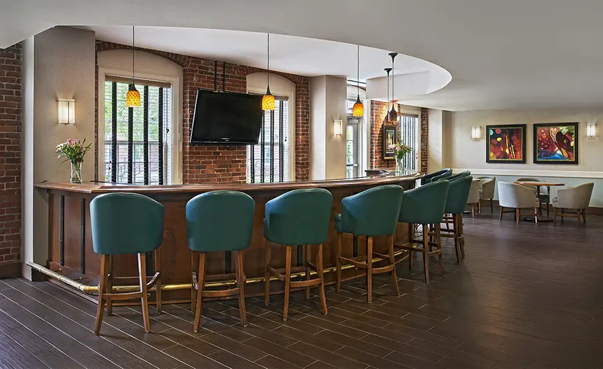 Bar at American House Keene Senior Living