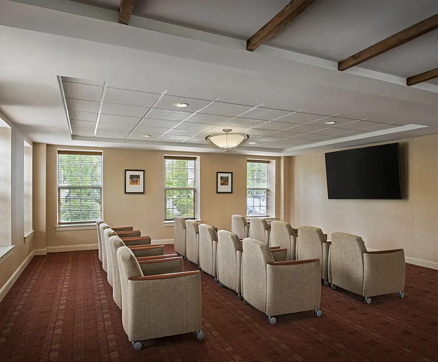 Theater at American House Keene Retirement Community