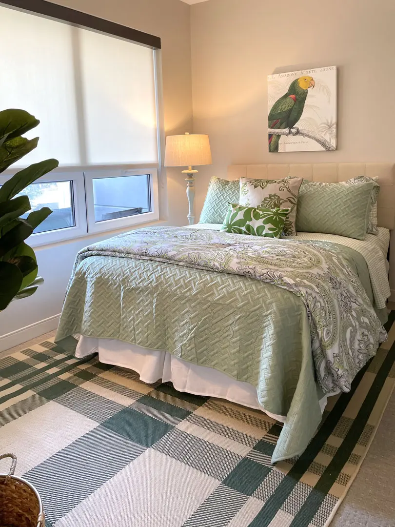 Bedroom at American House Oak Park, a luxury assisted living community in Oak Park, Illinois