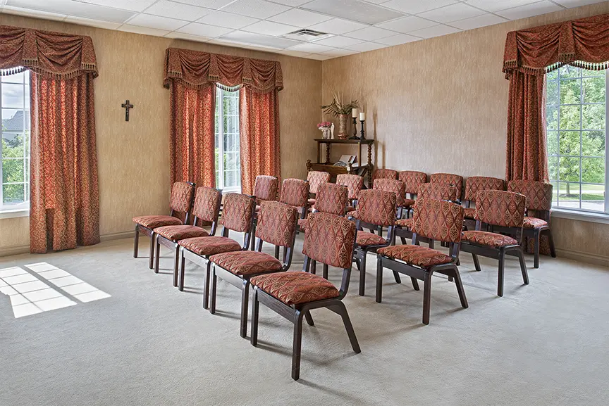 Theater at American House Park Place, an assisted living facility in Macomb County, Michigan