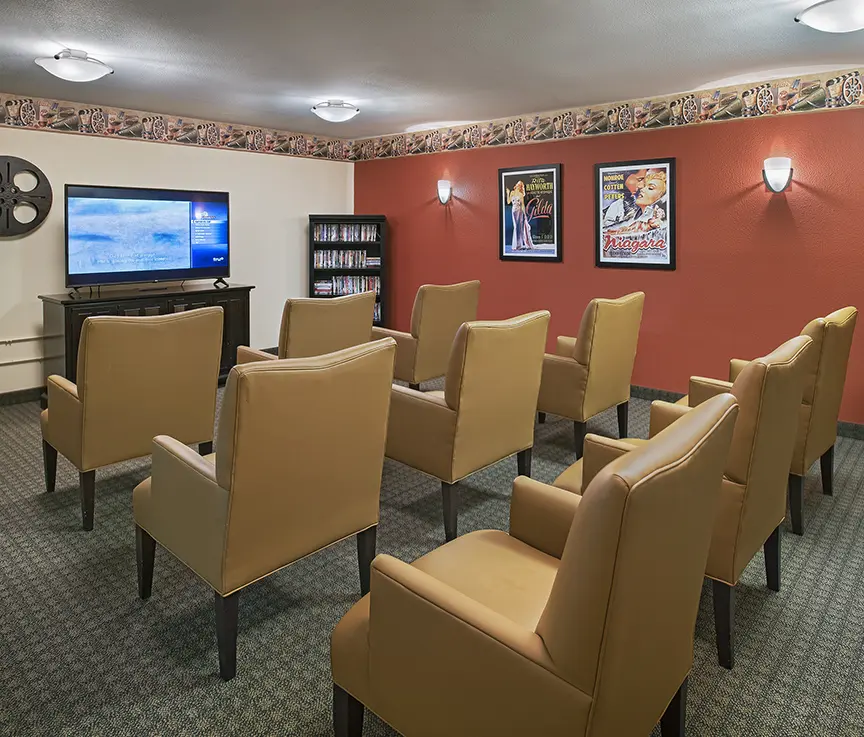 Theater at American House Riverview Assisted Living Facility
