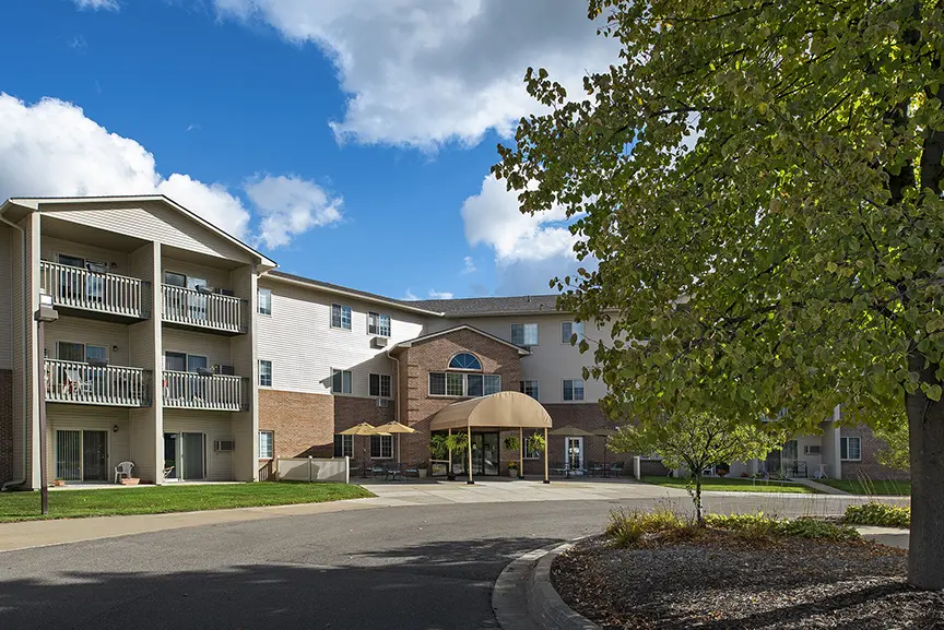 Exterior of American House Southgate, a senior home in Southgate, MI