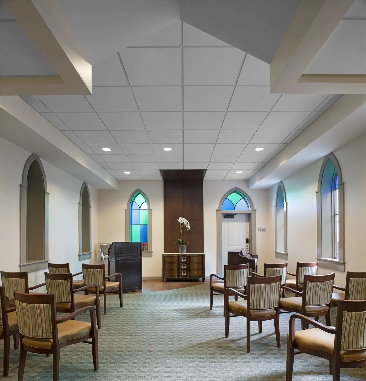 Cathedral located in American House Wyoming senior living facility