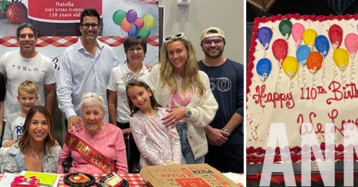 Fort Myers Woman Turns 110 Years Old | 96k.Rock | American House Senior ...